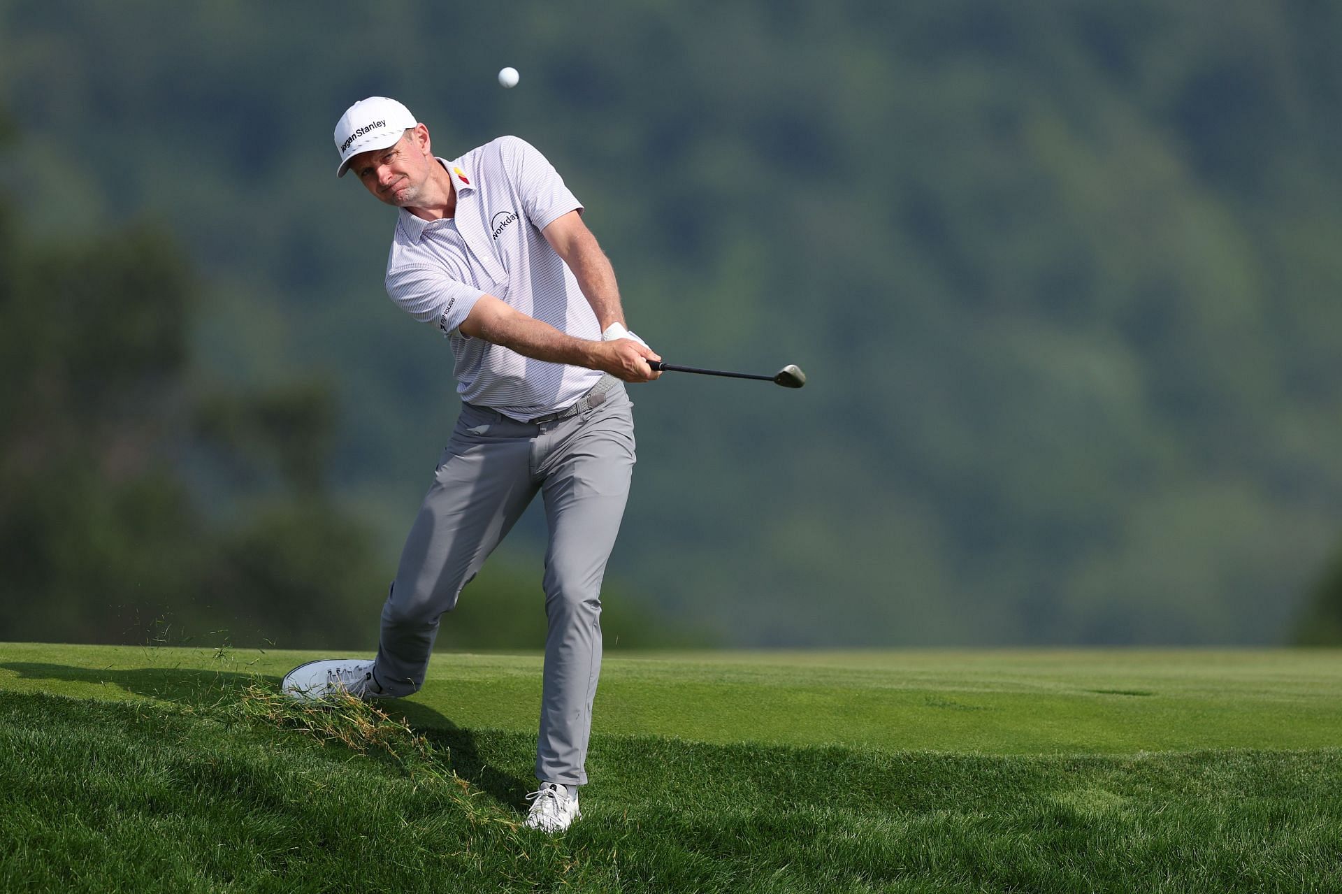 Justin Rose at the 2025 U.S. OPEN - Source: Getty